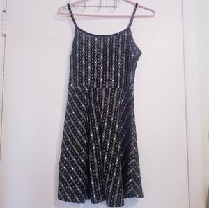 Cotton On Patterned Black Dress